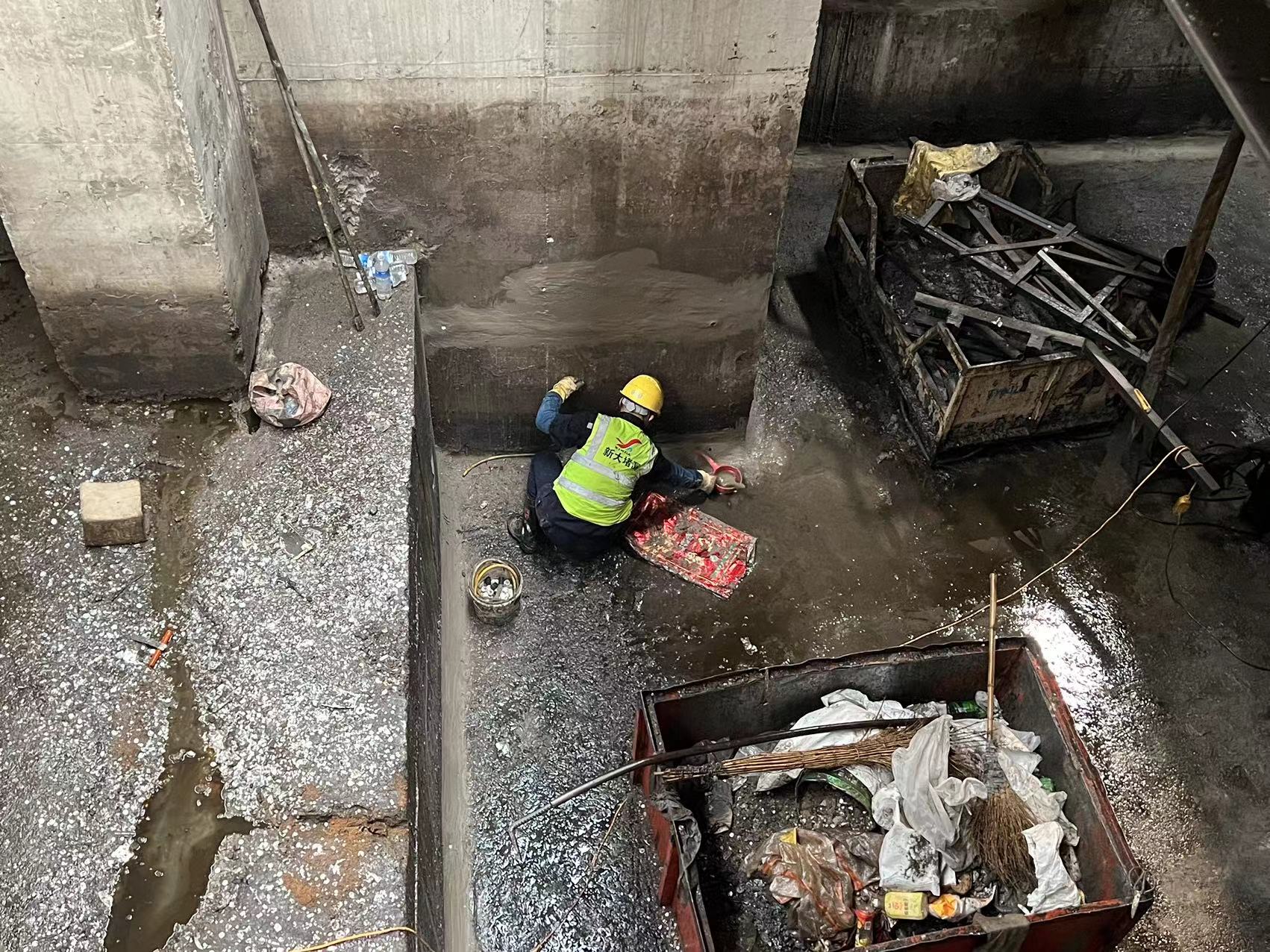 大同城区基坑渗漏水堵漏